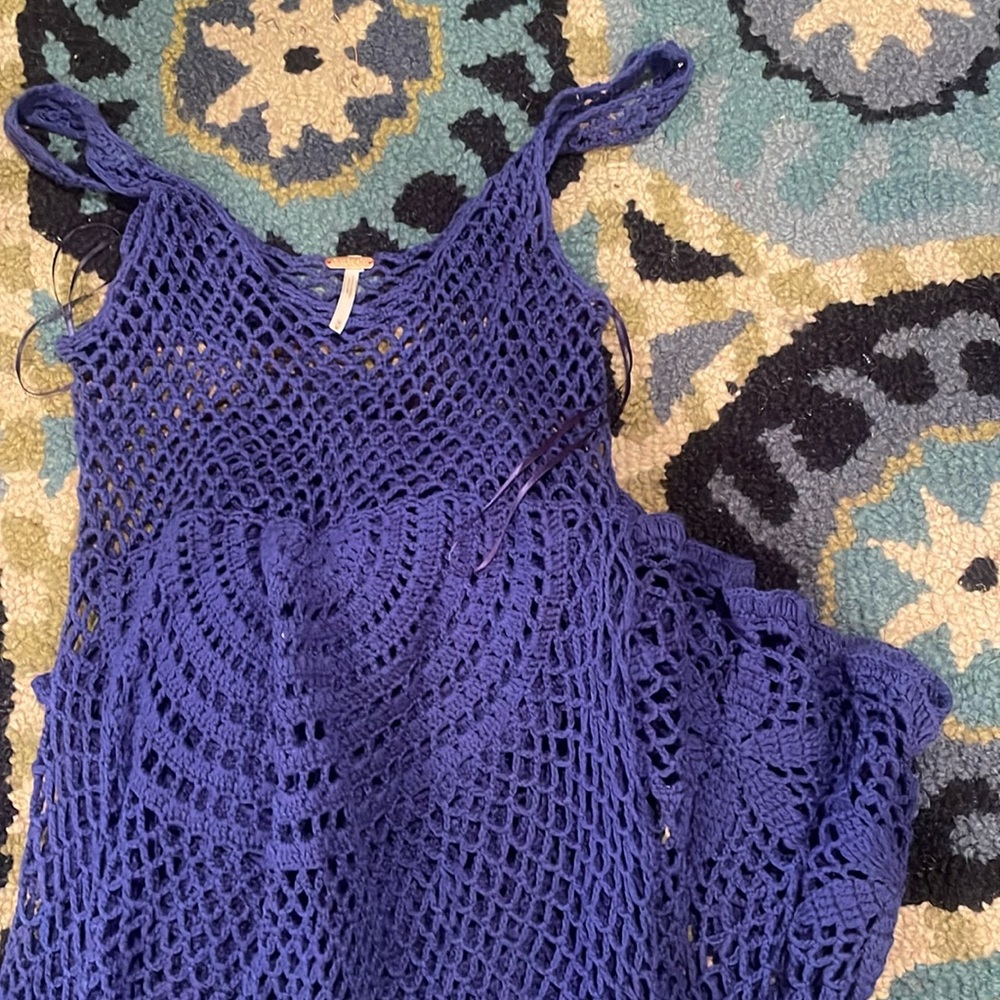 Free People Sunny Day Crochet Dress - Picture 2 of 4